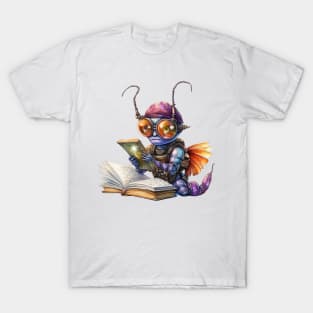 Cute Steampunk Bookworm: A Whimsical Reading Adventure T-Shirt